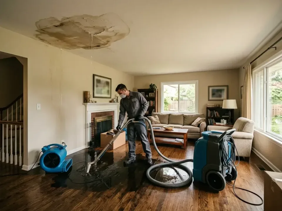 attic-pipe-burst-ceiling-drip-008 — frequently asked questions, Water Damage Restoration & Carpet Care in Edgewood, OH